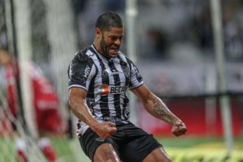 Hulk celebra mais um gol pelo Galo (Foto: Pedro Souza / Atlético)