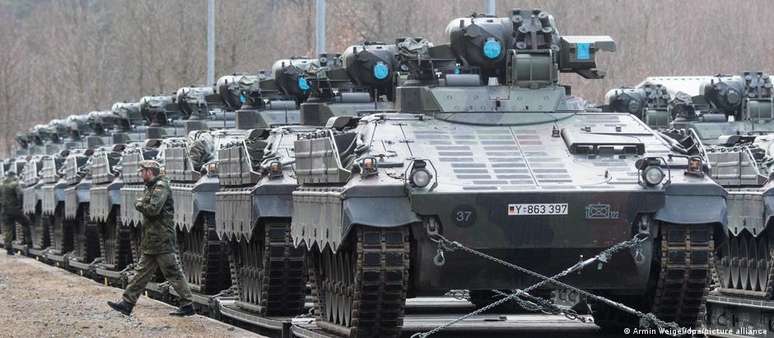 Tanques de batalha Marder do exército alemão serão enviados à Eslovênia