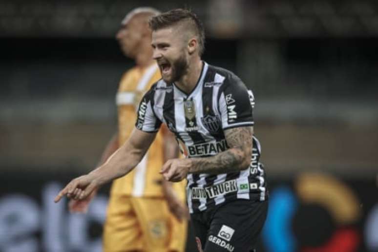 Sasha foi o nome do duelo do Galo com o Brasiliense pela Copa do Brasil-(Foto: Pedro Souza / Atlético-MG)