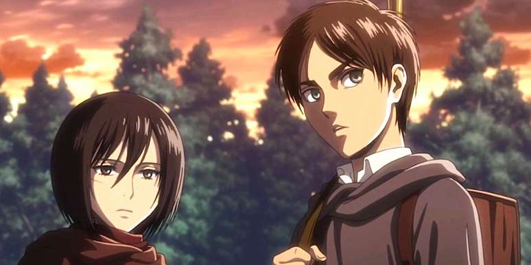 Eren e Mikasa tem um relacionamento complicado