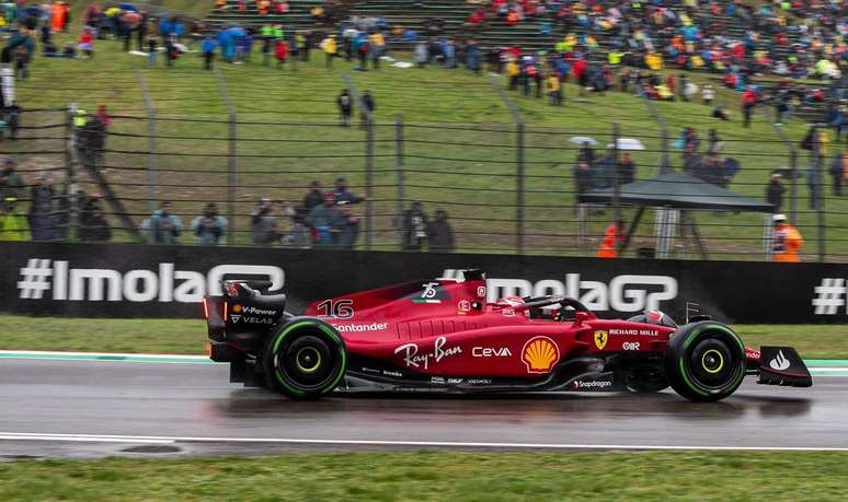 Charles Leclerc na classificação da F1 em Ímola