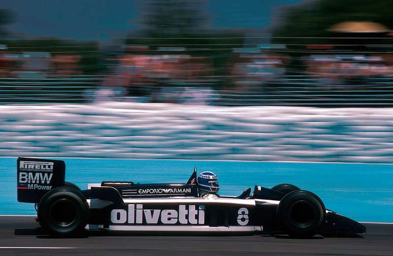 Brabham - BMW BT55 n.7 seventeenth in the Formula 1 1986