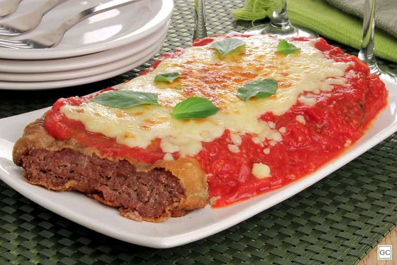 Parmegiana de carne moída – Foto: Guia da Cozinha