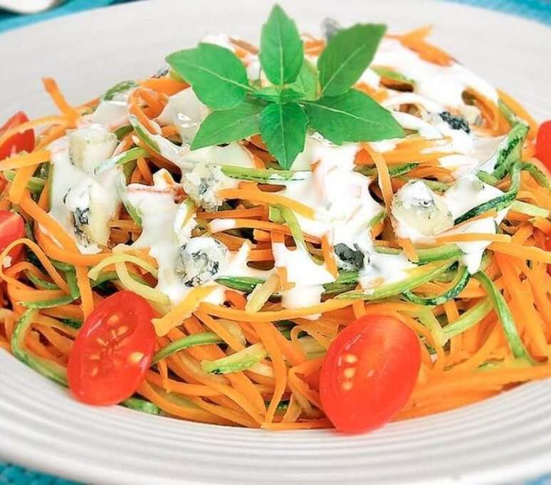 Macarr&atilde;o de abobrinha e cenoura (Reprodu&ccedil;&atilde;o / Guia da Cozinha)