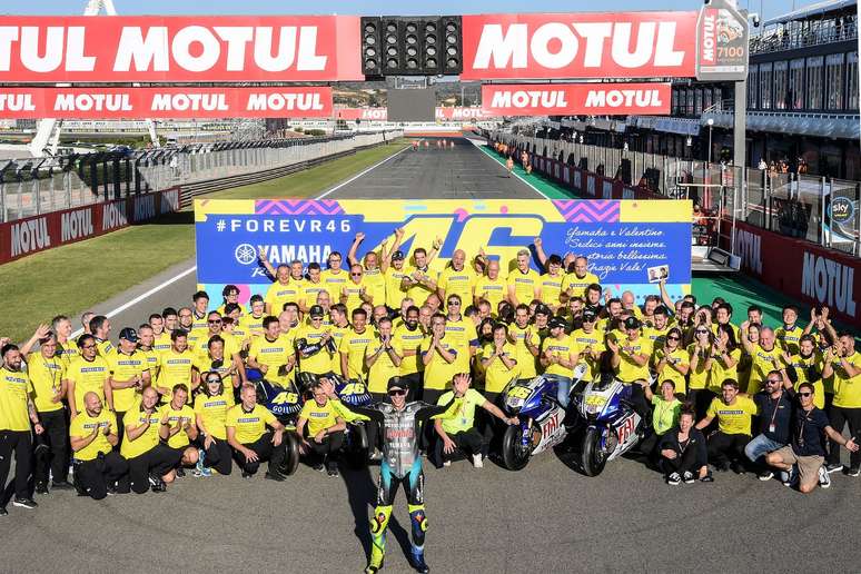 Valentino Rossi encerrou a carreira na MotoGP no fim de 2021 