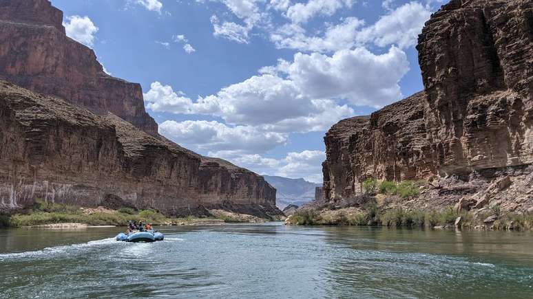 Grand Canyon &eacute; um dos lugares onde a Grande Inconformidade &eacute; evidente