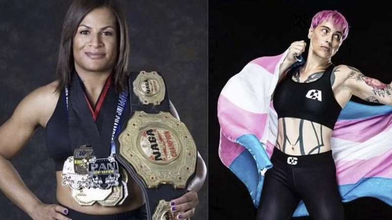 Fallon Fox e Alana McLaughlin enfrentaram mulheres cisgênero no MMA (Foto: Divulgação)