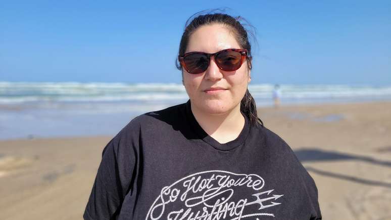 Emma Guevara &eacute; membro da South Texas Environmental Justice Network e critica o impacto ambiental e econ&ocirc;mico da SpaceX em Boca Chica e Brownsville