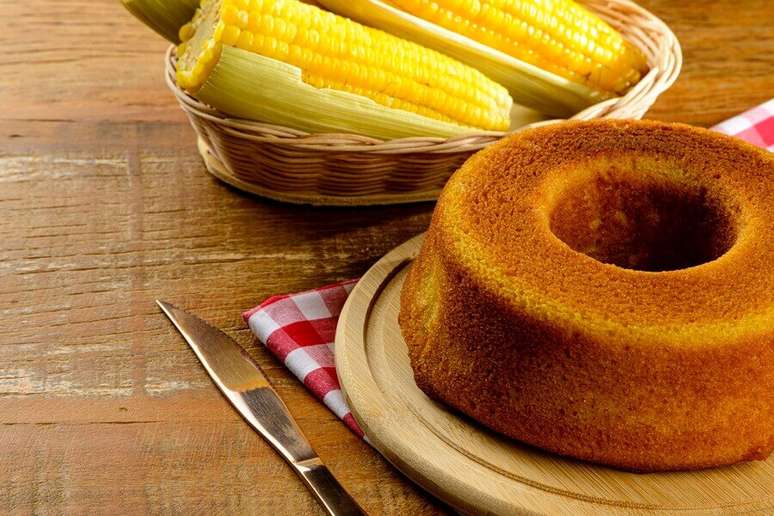 4. Veja como fazer bolo de milho fácil e rápido – Foto: iStock