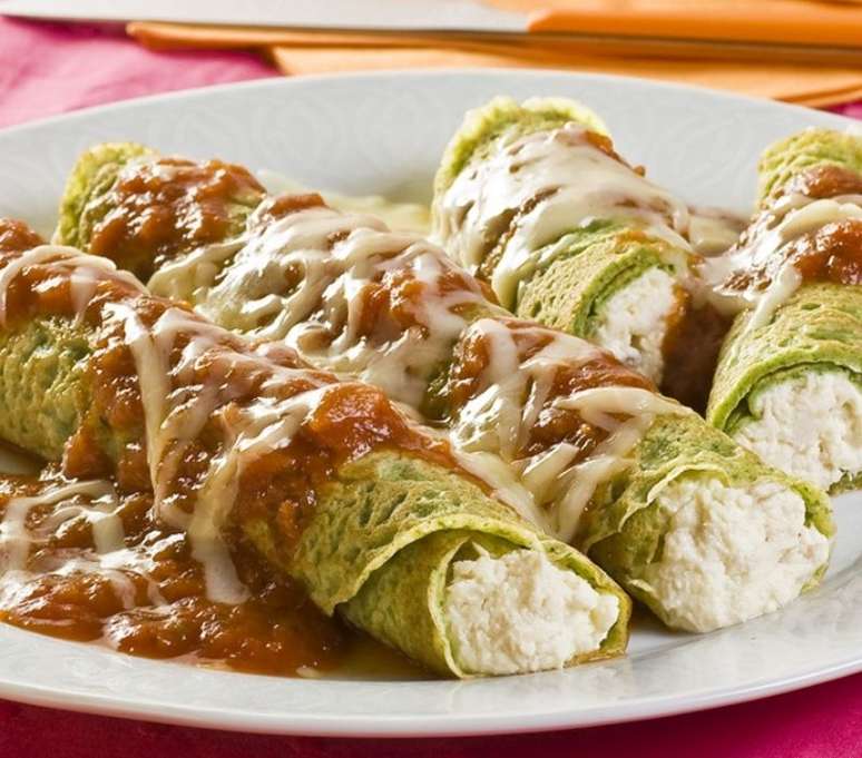 Panqueca de espinafre (Reprodu&ccedil;&atilde;o / Guia da Cozinha)