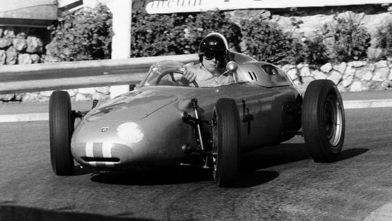 Dan Gurney em ação com a Porsche no GP de Monaco de 1962