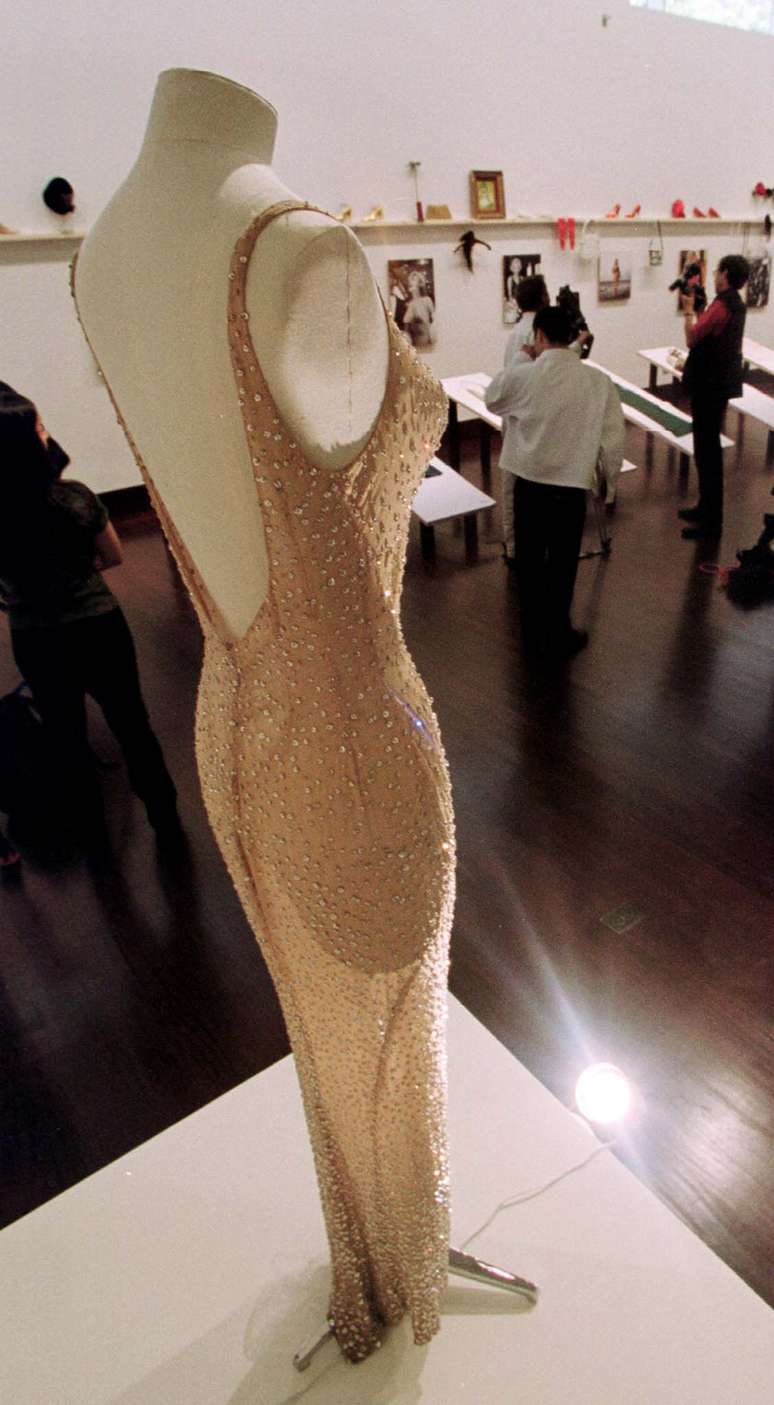 Vestido de Marilyn exposto em museu 
