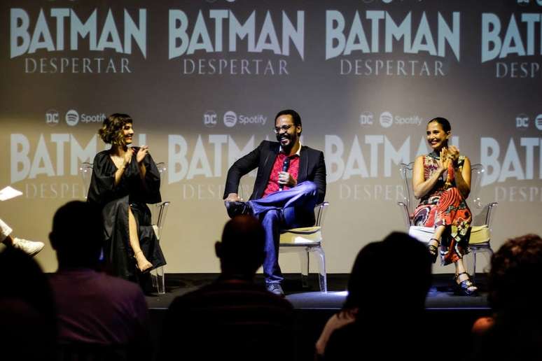 Tainá Müller, Rocco Pitanga e Camila Pitanga estrelam 'Batman, Derpertar', nova série de áudio do Spotify com versão adaptada para o Brasil.