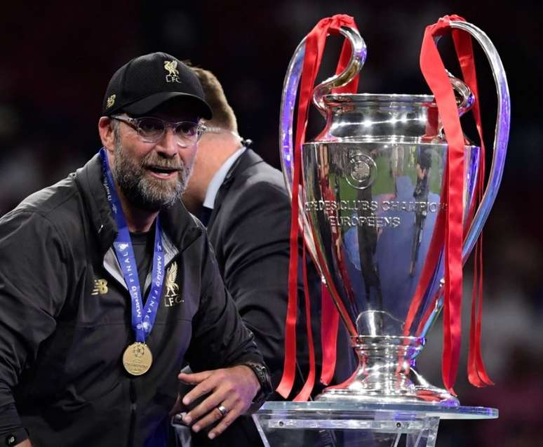 Jürgen Klopp busca seu segundo título de Champions League no comando do Liverpool (Foto: JAVIER SORIANO / AFP)