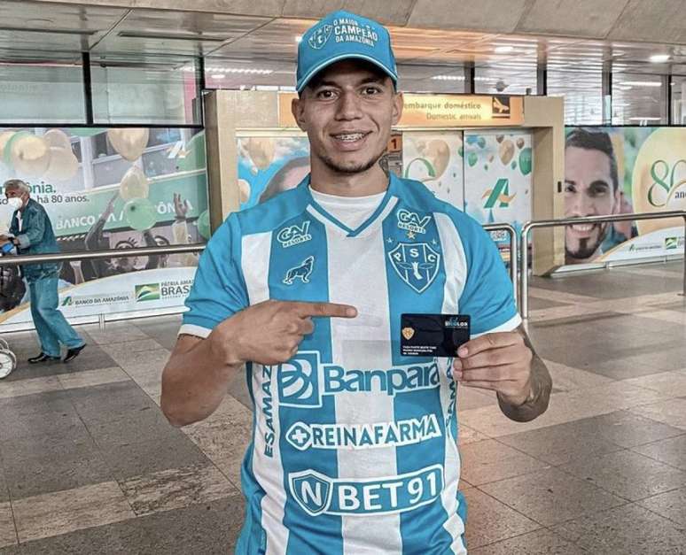 O jogador foi emprestado pelo Londrina (Foto: Divulgação / Paysandu)