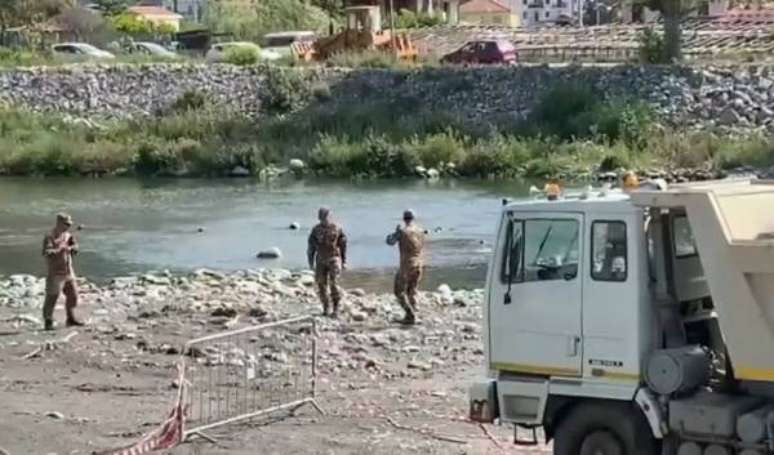 A bomba foi encontrada em um rio na região da Ligúria