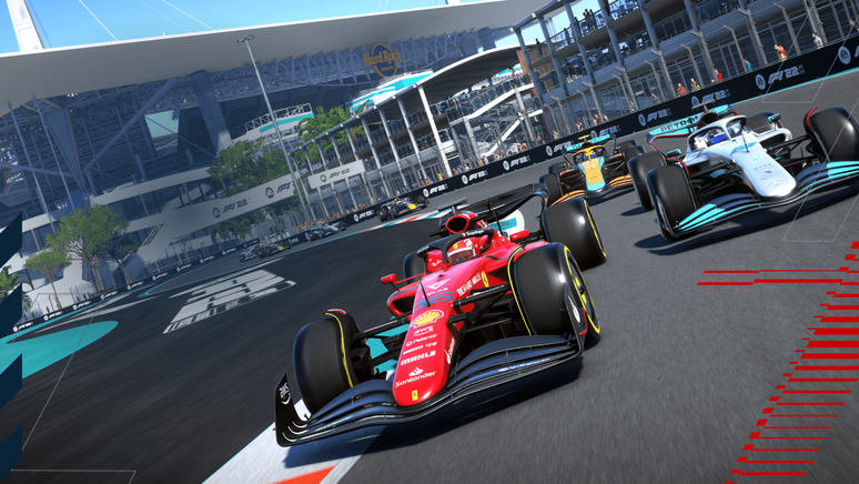 Trailer de F1 22 mostra GP de Miami no game de corrida