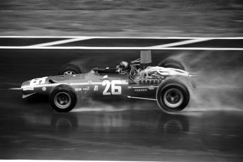 Jacky Ickx no GP da Fran&ccedil;a de 1968