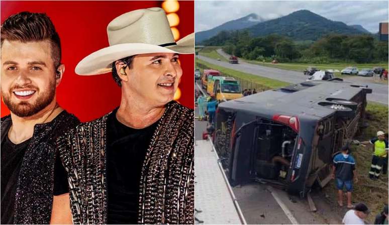 Acidente envolvendo ônibus de dupla sertaneja Conrado e Aleksandro deixa mortos