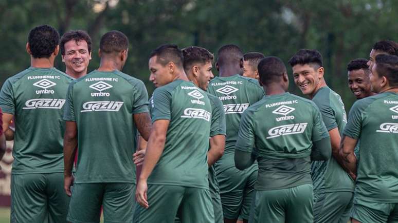 Fluminense fez treinamento no CT Carlos Castilho visando jogo com o Palmeiras (Foto: Marcelo Gonçalves/Fluminense FC)