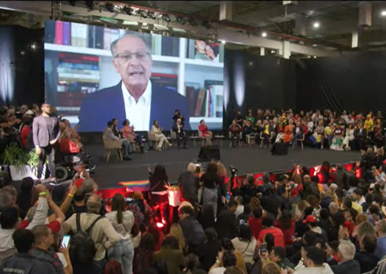 Geraldo Alckmin no lançamento da pré-candidatura de Lula