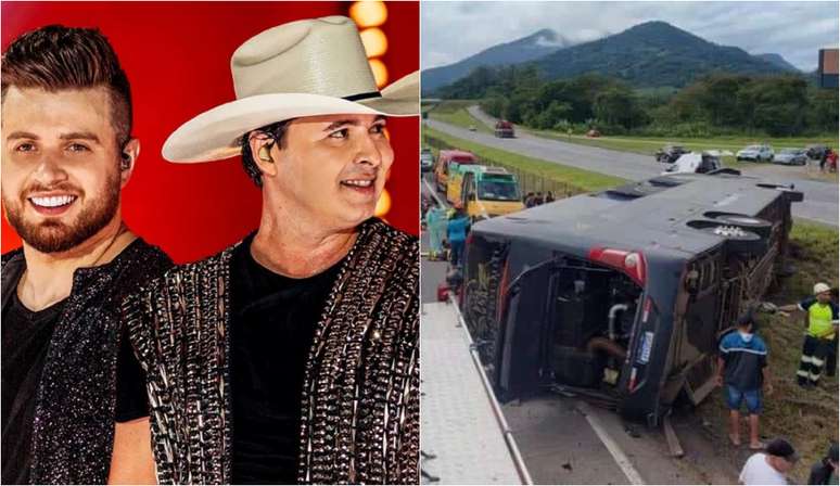 Acidente envolvendo ônibus de dupla sertaneja Conrado e Aleksandro deixou seis mortos neste sábado, 7, na Rodovia Régis Bittencourt, em Miracatu (SP)