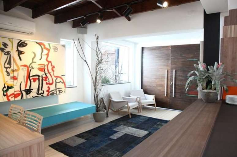 50. Hall de entrada simples para casa moderna &ndash; Foto Fabiana Rosello