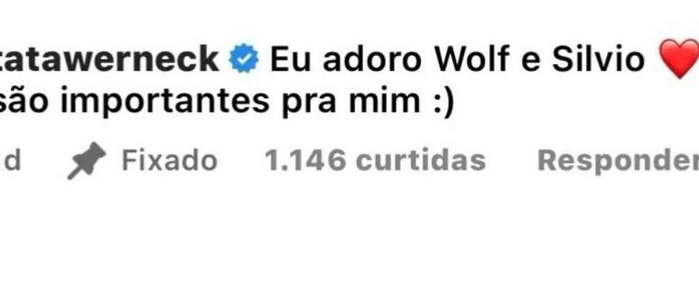 Tat&aacute; se pronuncia ap&oacute;s pol&ecirc;mica sobre sua estreia na Globo.
