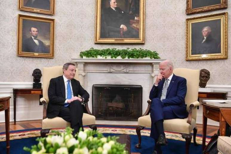 Draghi se reuniu com o presidente dos EUA na Casa Branca