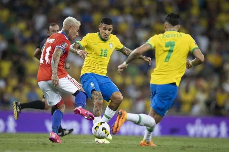 Guilherme Arana vem de boas atuações pela Seleção Brasileira (Foto: Lucas Figueiredo/CBF)