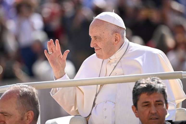 Papa Francisco em audiência geral no Vaticano