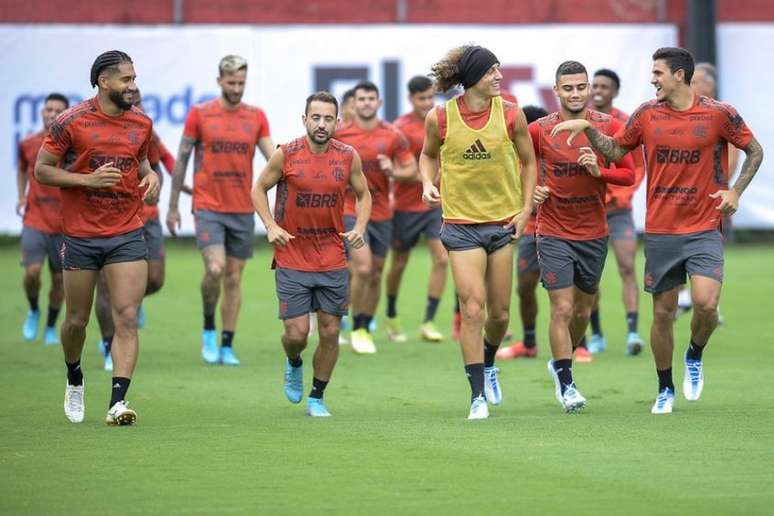 Timeestá pressionado depois de perder o clássico para o Botafogo no domingo (Foto: Marcelo Cortes/Flamengo)