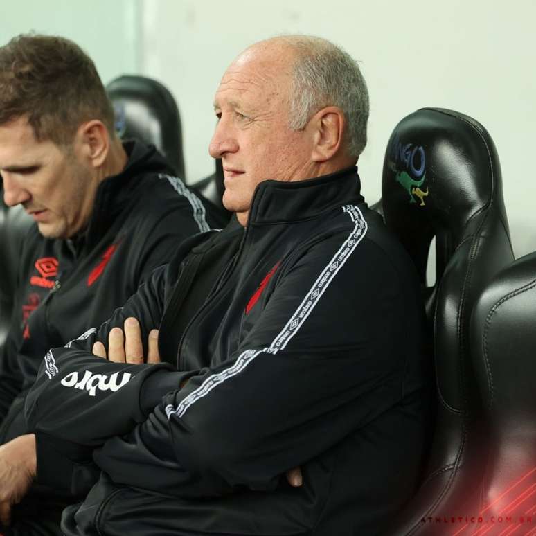 Felipão estreou na Arena da Baixada (Fabio Wosniak/athletico.com.br)