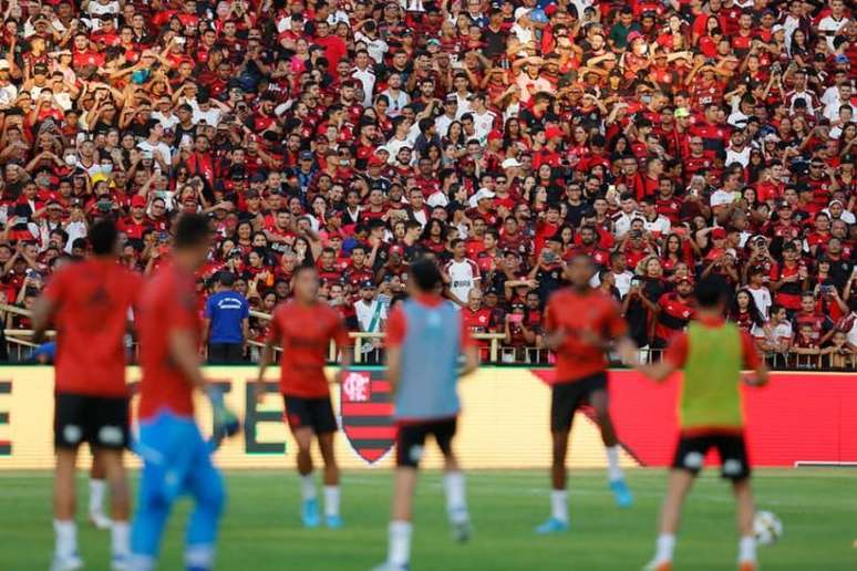 Flamengo está indefinido para enfrentar o Altos, nesta quarta, pelo Copa do Brasil Foto: Gilvan de Souza/Flamengo)