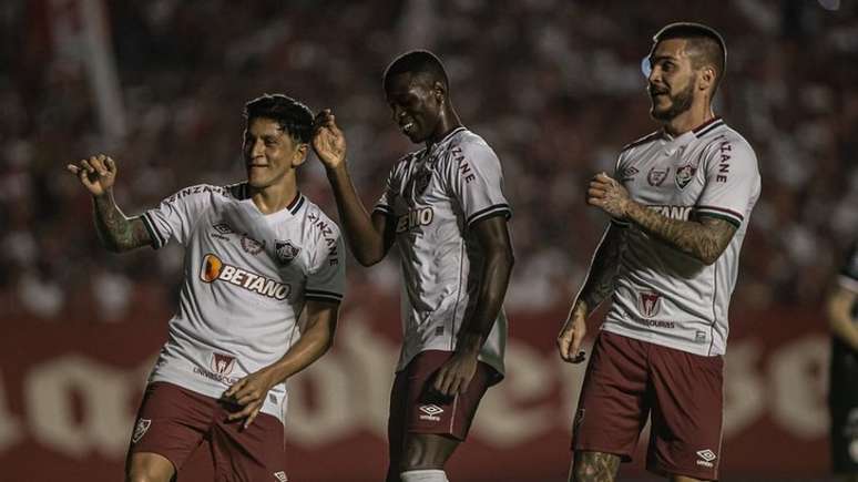 Cano e Luiz Henrique marcaram os gols da vitória do Fluminense (Foto: MARCELO GONCALVES/FLUMINENSE FC)