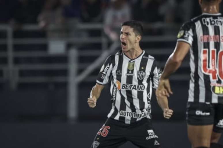 Nacho marcou contra o Bragantino e evitou a derrota do Galo (Pedro Souza/Atlético-MG)