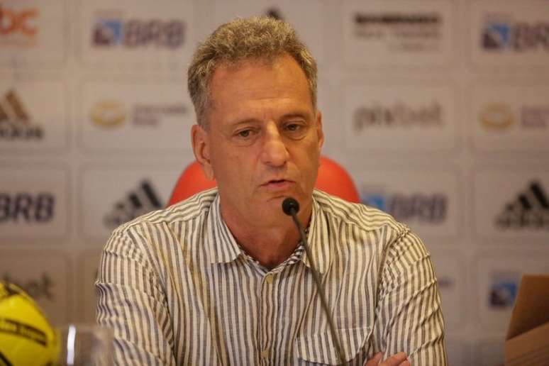 Rodolfo Landim foi reeleito para presidir o triênio de 2022 a 2024 no Flamengo (Foto: Gilvan de Souza/Flamengo)