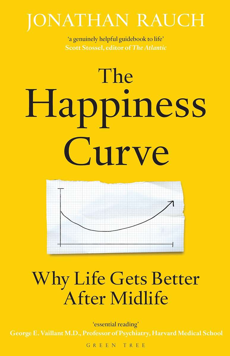 Livro de Jonathan Rauch sobre a curva da felicidade