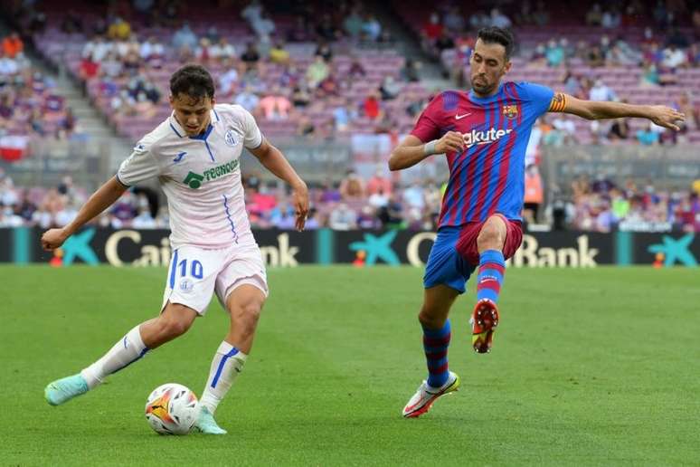 Barcelona visita o Getafe pela penúltima rodada da La Liga (Foto: LLUIS GENE / AFP)