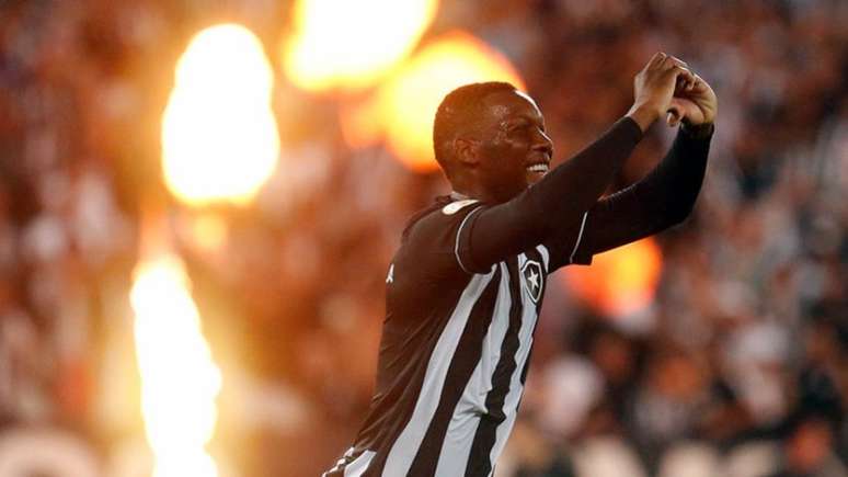 Patrick de Paula comemora gol marcado na quinta, contra o Ceilândia (Foto: Vitor Silva/Botafogo)