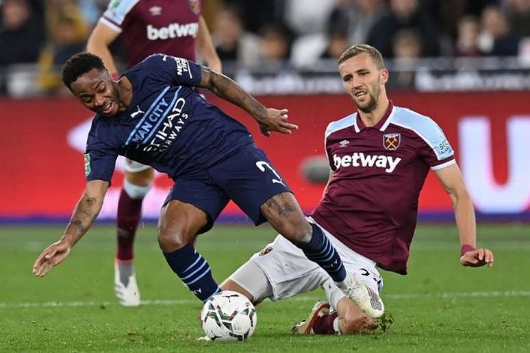 West Ham eliminou o Manchester City nos pênaltis na Copa da Liga Inglesa desta temporada (Foto: GLYN KIRK / AFP)