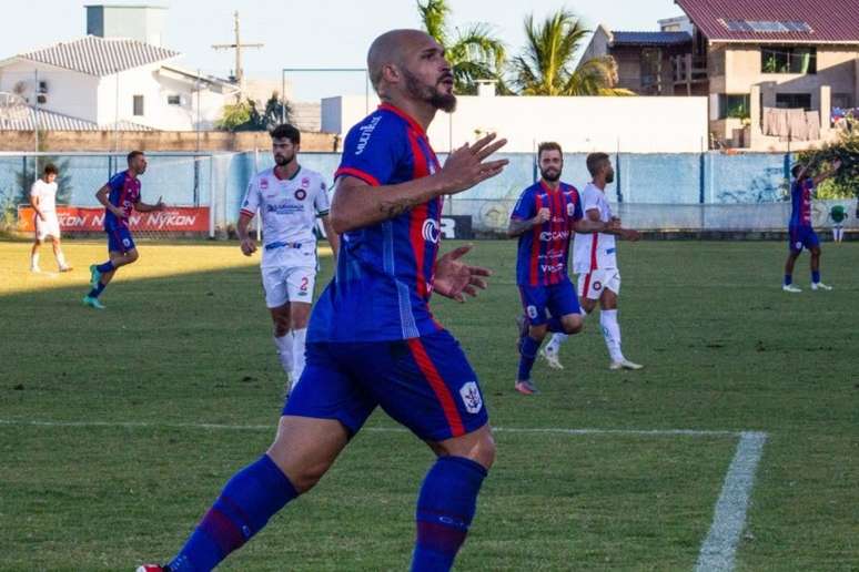 Tito marcou o gol da vitória do Marcílio Dias contra o Próspera na última rodada (Bruno Golembiewski/Marcílio Dias)