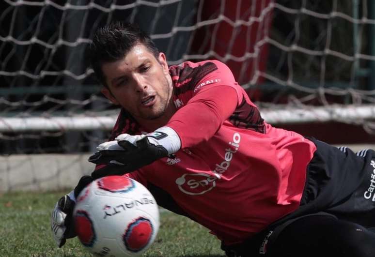 Tiago Volpi acertou com o Toluca, do México (Foto: Rubens Chiri/saopaulofc.net)