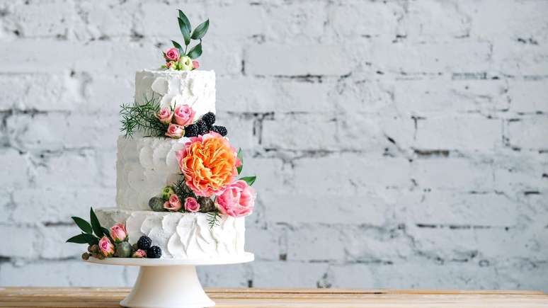 Os bolos de casamento são uma peça fundamental na festa