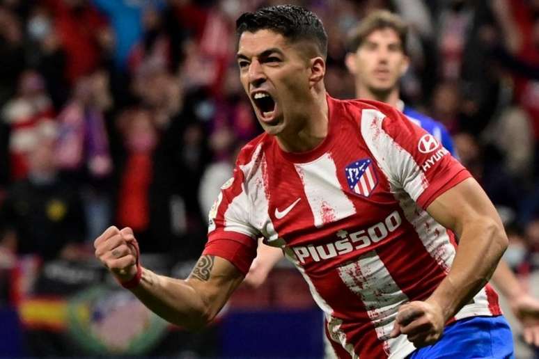 Suárez foi artilheiro do Atlético de Madrid no Espanhol da temporada passada (Foto: JAVIER SORIANO / AFP)