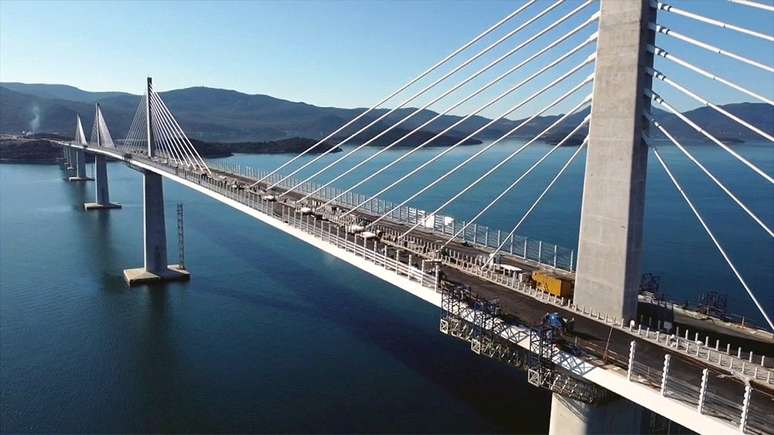 A ponte Pelješac, construída pelos chineses na Croácia
