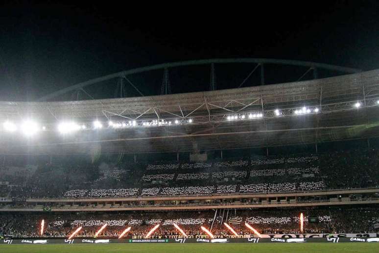 Torcida do Botafogo deu show neste domingo contra o Fortaleza (Foto: Vítor Silva/Botafogo)