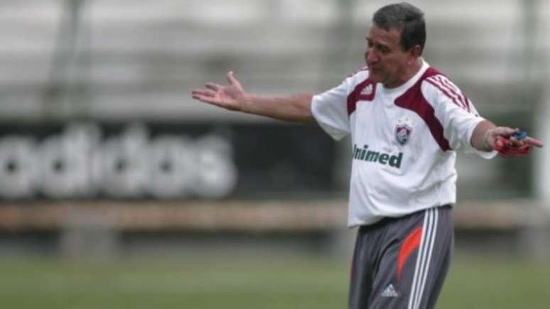 Parreira no Fluminense em 2009 (Foto: Gilvan de Souza/Lancepress!)
