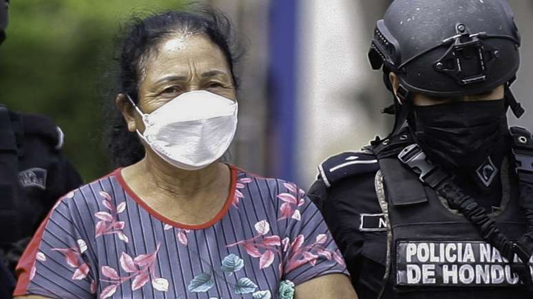 Herlinda Bobadilla foi presa neste fim de semana em Honduras