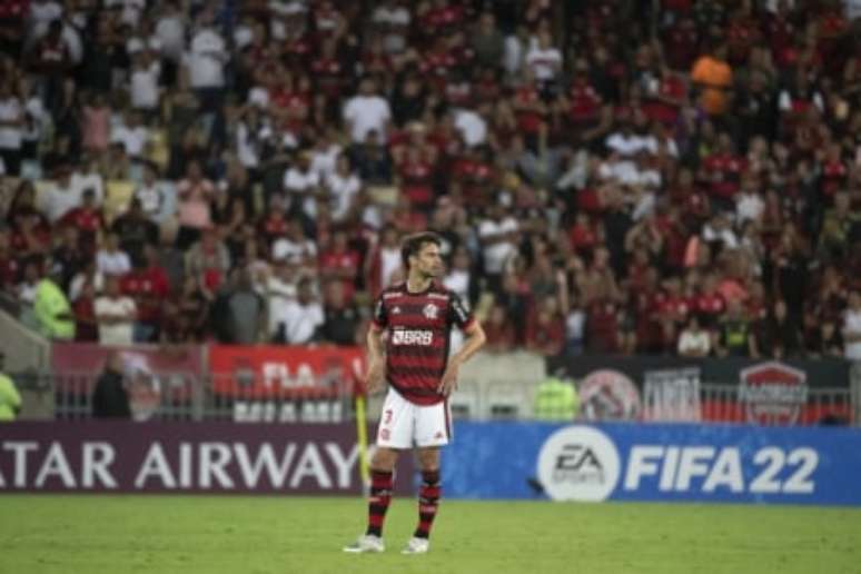 Rodrigo Caio foi titular contra a Universidad Católica, pela Libertadores (Foto: Alexandre Vidal / Flamengo)
